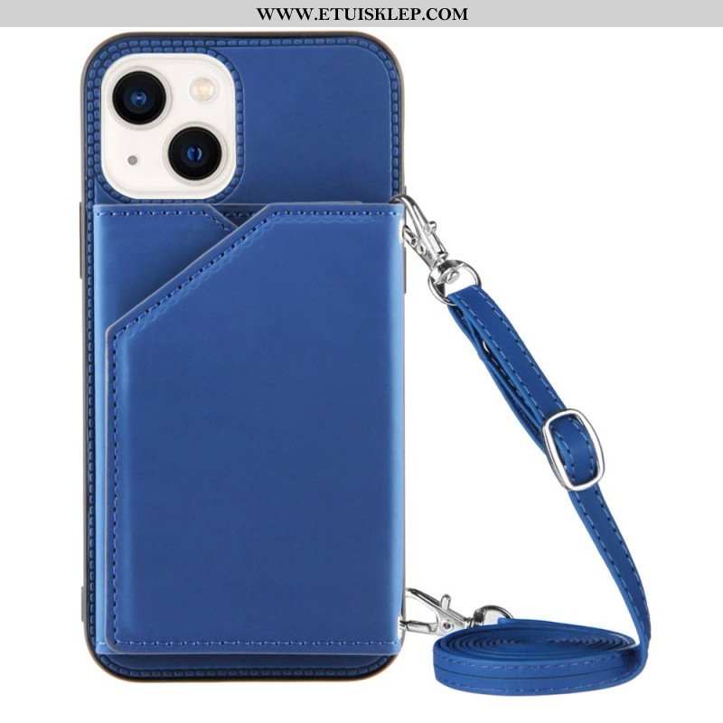 Etui do iPhone 14 Pasek Na Ramię Uchwyt Na Kartę